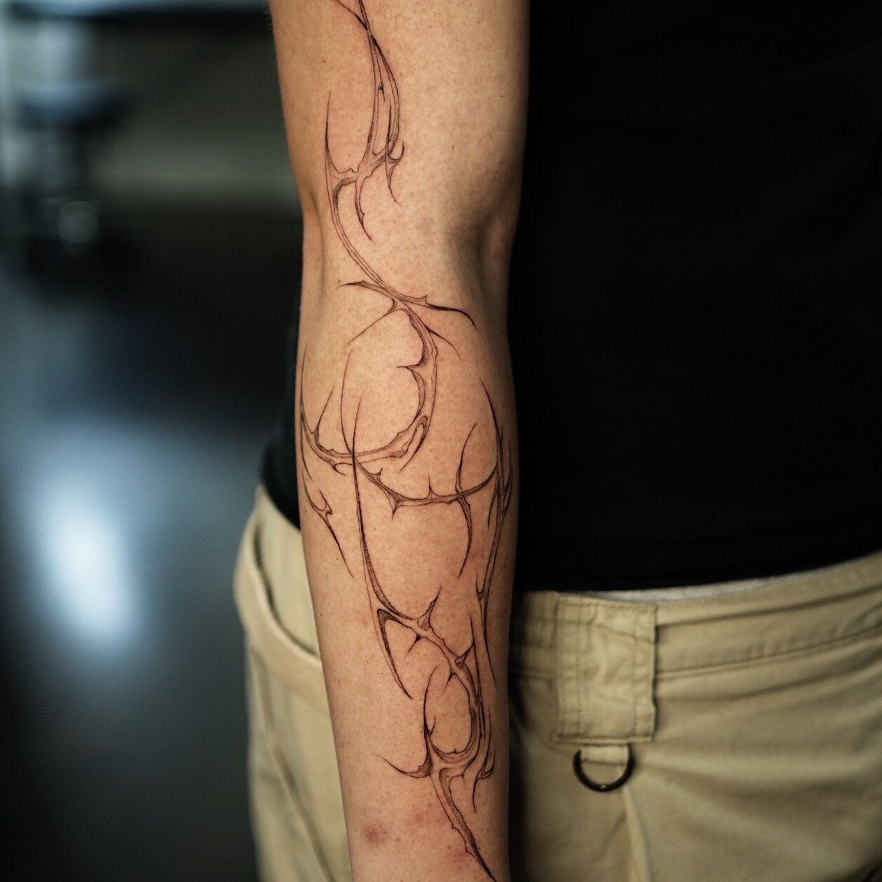 Cyber Sigilism Back Stencil Ideas